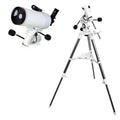 EXOS Nano White Maksutov-Cassegrain EQ3 Equatorial Tube with German Telescope Mount, FirstLight MAK100mm f/14
