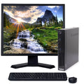 Wi-Fi 19" Mouse Windows 10 Core 1TB PC Monitor RAM Lenovo i5 Intel 8GB Micro and Keyboard M73 HDD Desktop LCD ThinkCentre Computer 2.9GHz