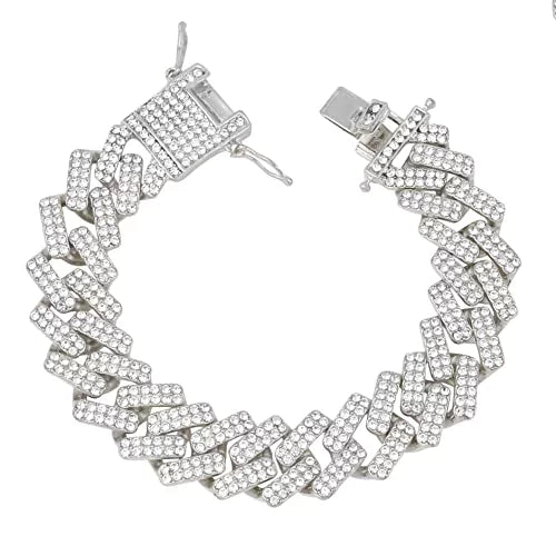 on Out Sets Mens or Out Iced Bracelets Flame Rainbow Set. with Collection Charles Blinged Out (ST10327CO-ZZ Blast Single SLV) Combo Color Colourful Watch Iced Raymond