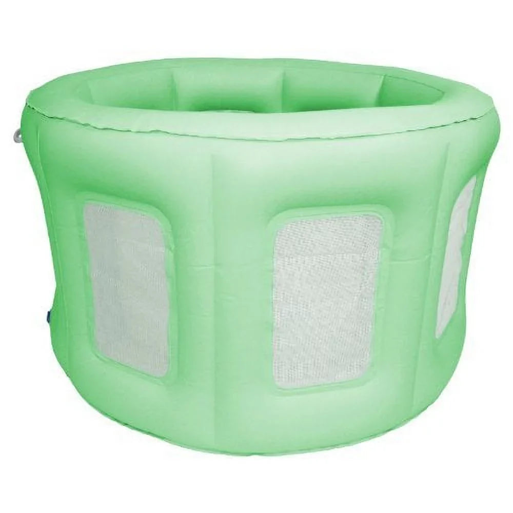 to Portable Room Baby Yard Play Swim Grow Central Inflatable 4-in-1 Green