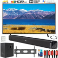 HDR with Bundle Theater 55" TV Smart (2020) UHD Curved Gear Soundbar Samsung Deco Home UN55TU8300 4K