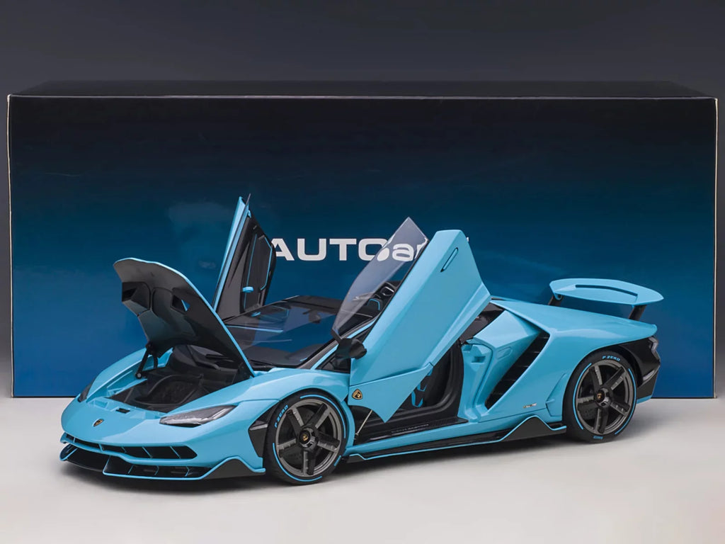 Car Cepheus Centenario Lamborghini 1/18 by Model Pearl Blue Blu Roadster / Autoart