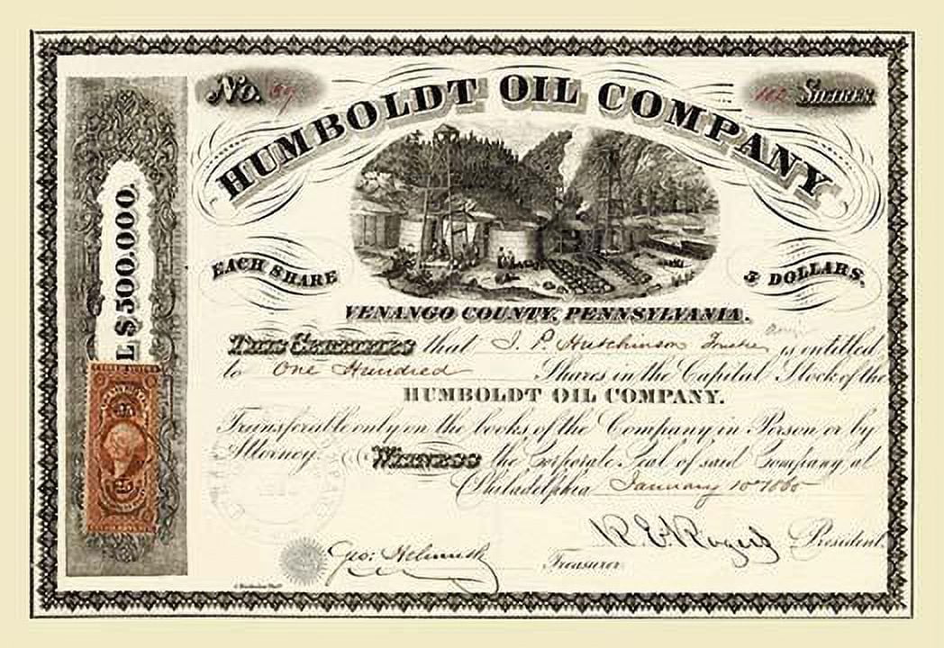 x Humboldt Oil Canvas Company- Fine (20" Print 30") Art
