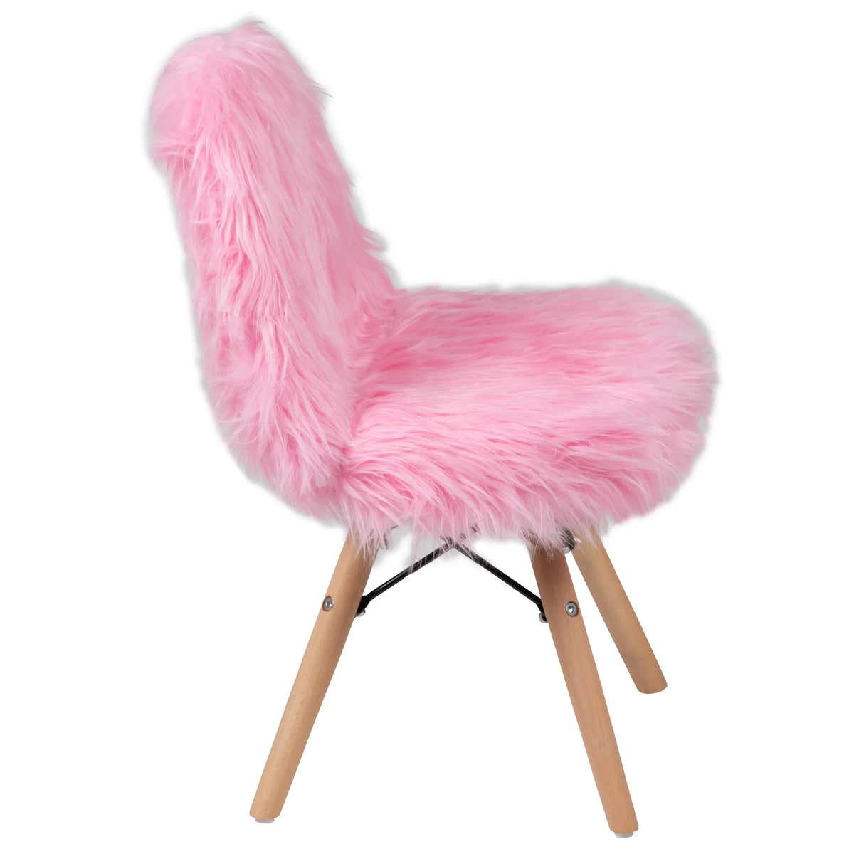 Pink Chair, Flash Accent Light Furniture Cody Shaggy Kids Dog