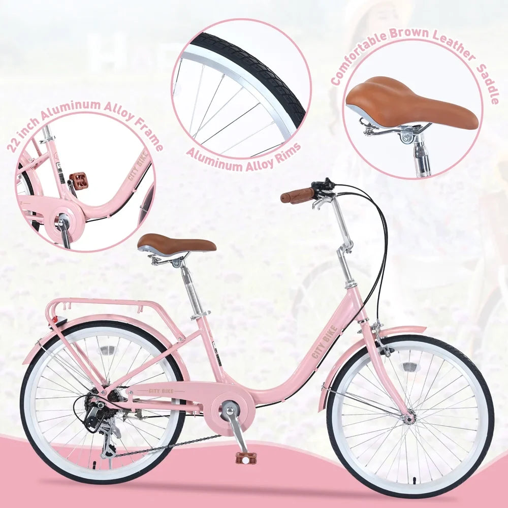 Bicycle Shifter je 22 Kids jx Inch 8+Years, and Aluminium derailleur,Pink for Alloy Yone Girls Frame,7-speed Ages Bike