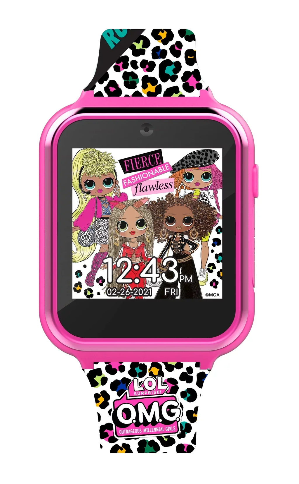 Pink Interactive LOL 40mm Surprise! (OMG4029) Smartwatch Entertainment iTime Child MGA Unisex