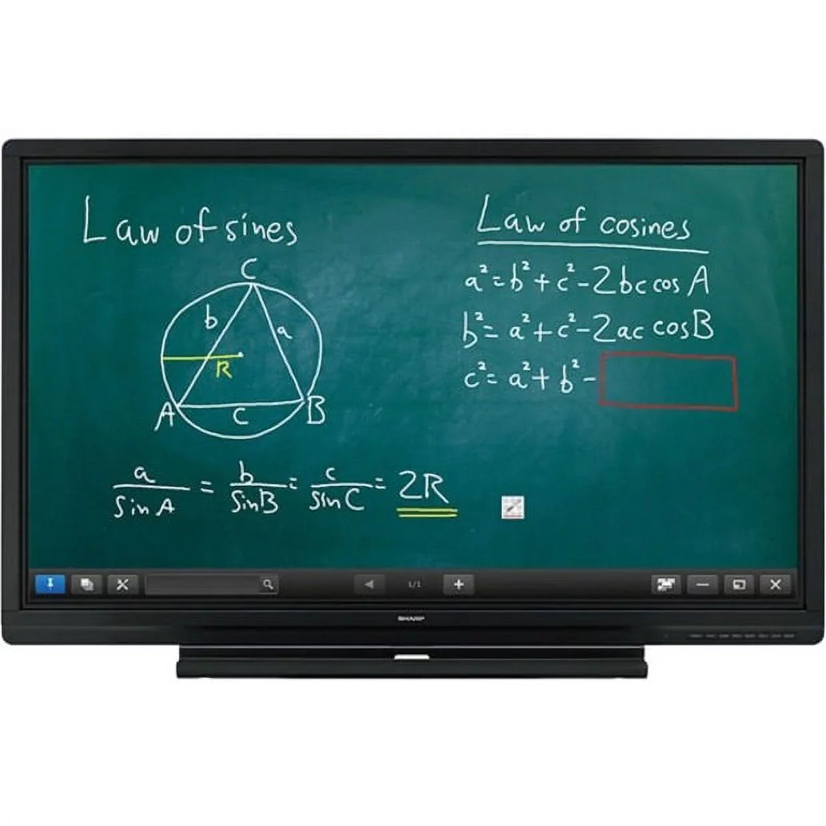 Touchscreen PNC605B 60" Class AQUOS 16:9, 4 Sharp ms LCD BOARD Monitor,