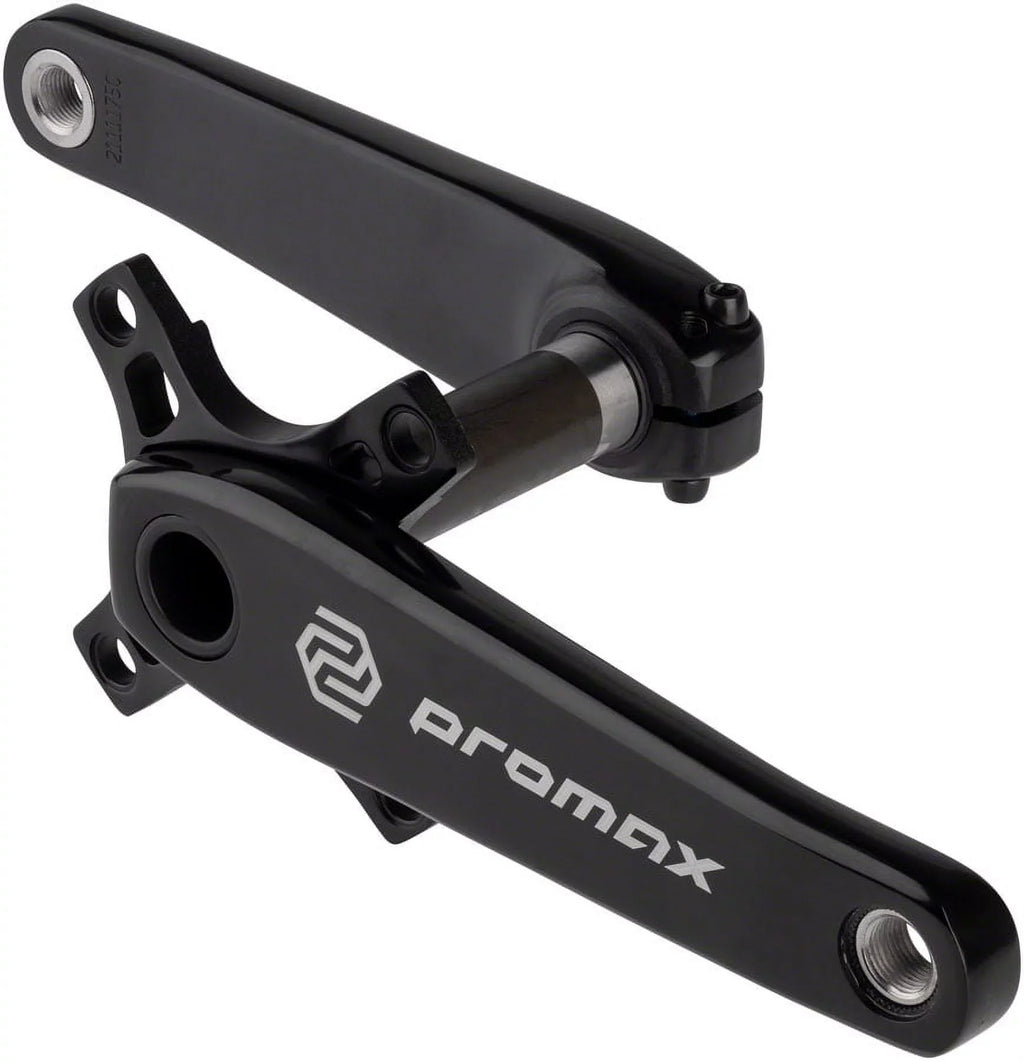 180mm, HF-2 24mm Promax 2-Piece, Spindle, Black Crankset -