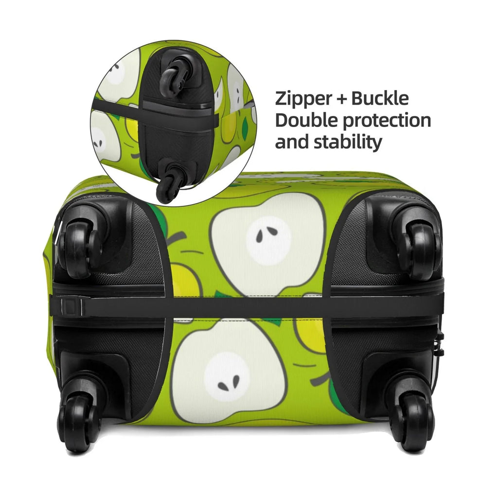 Cover Print Suitcase Apple Green Luggage Protector Luggage Fits Washable Inch Fashion Junzan - 18-32