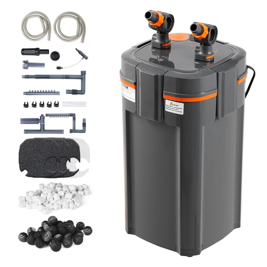 Quiet Canister UV Tank Fish Lamp Gallon 75 SKYSHALO 11w Aquarium Filter