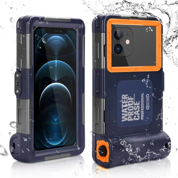Phones Diving Professional Photo Waterproof [15m/50ft] Surfing Snorkeling Xiaomi Black 3 to Protective Underwater LCD Video Up Inch for Case all Lanyard Swimming Shark UrbanX Housing And 6.9 with