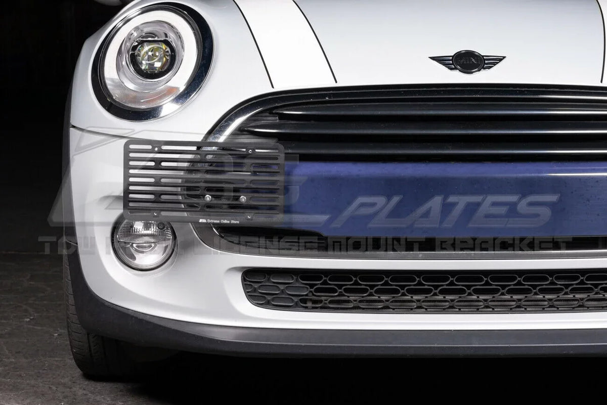 Tow Extreme Tow-119-V2 Plate Hook Online Version Store License Plate Relocator Replacement Mini Cooper EOS 2014-Present Mount for Bracket Bumper Front 2 |