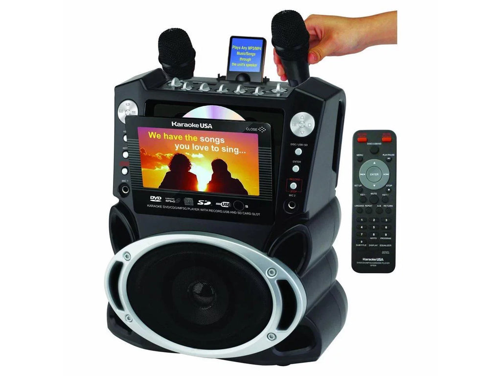 7" Emerson DVD /CD+G/ with System Portable LCD MP3+G Karaoke