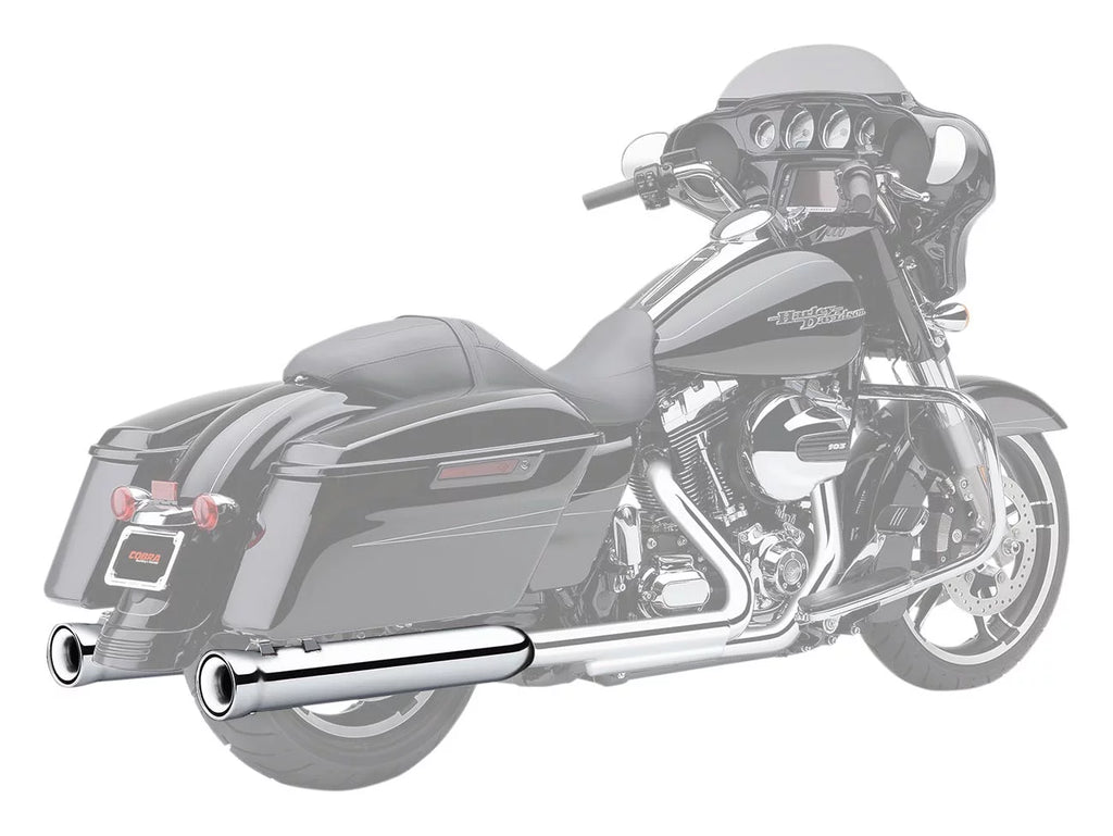 Chrome (6107) 4" Cobra Hater Mufflers Neighbor