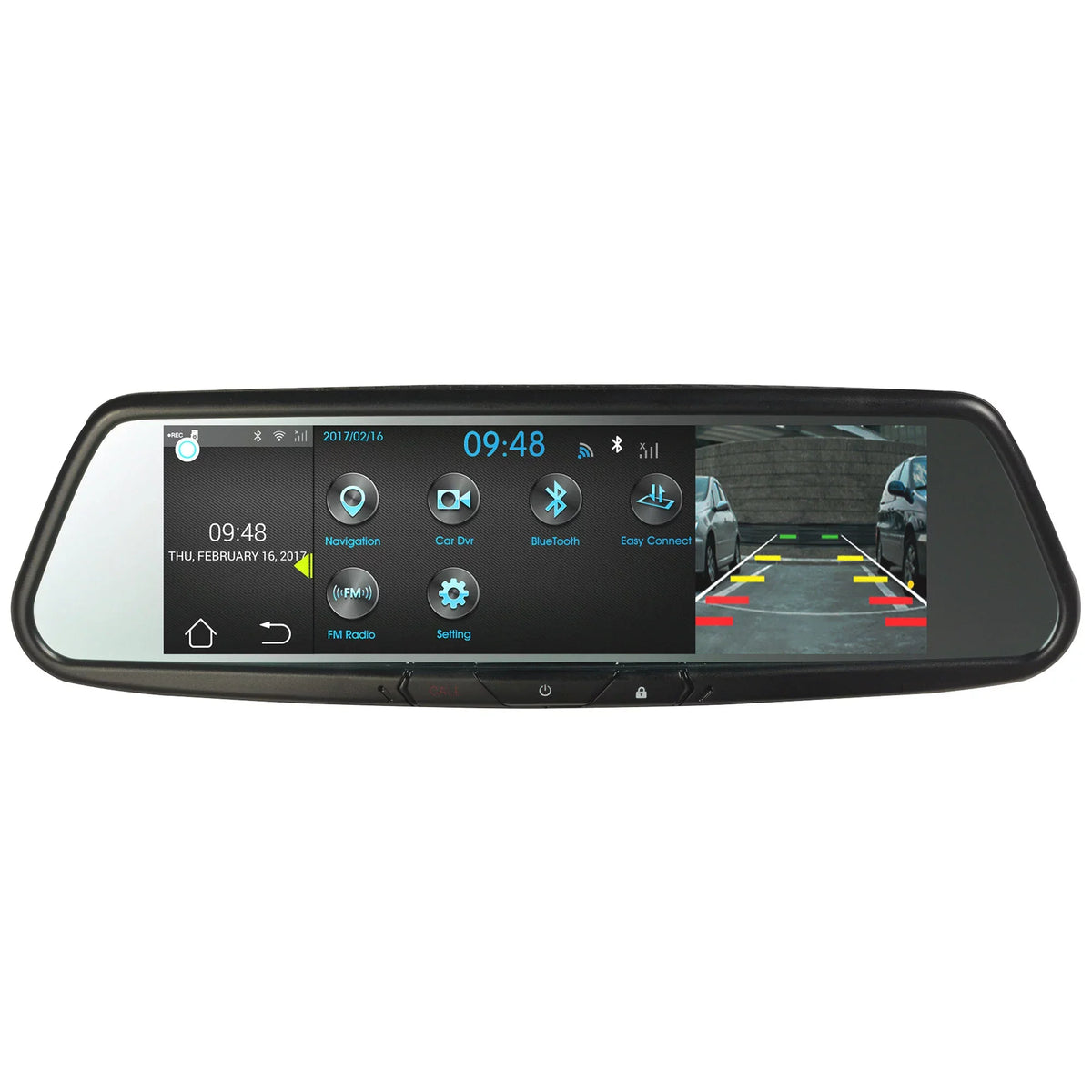 DVR Cam Mirror Inch 7.8 Dash RVM740SM Audiovox In with Built Smart Bluetooth and