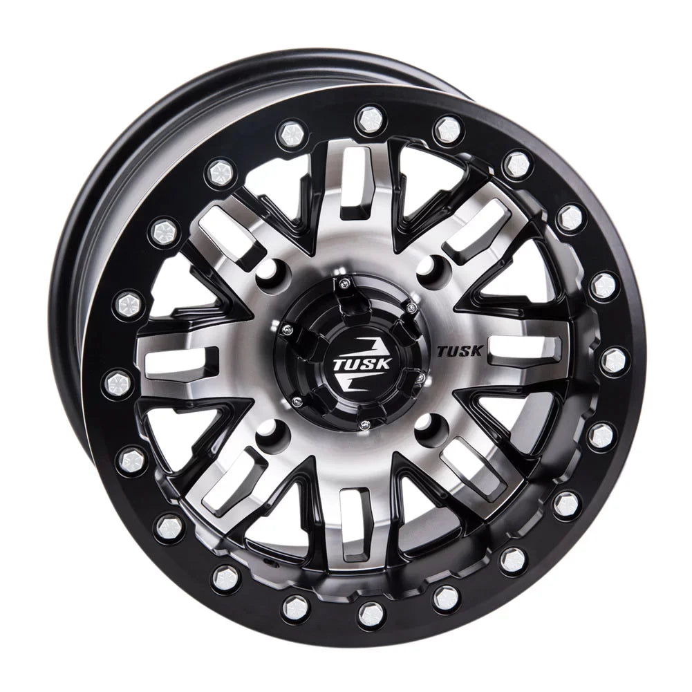 Teton Wolverine 2 3.0 2022 4.0 RMAX Sport 4/156 Beadlock YAMAHA Wheel 1000 14x7 For Tusk + Machined/Black