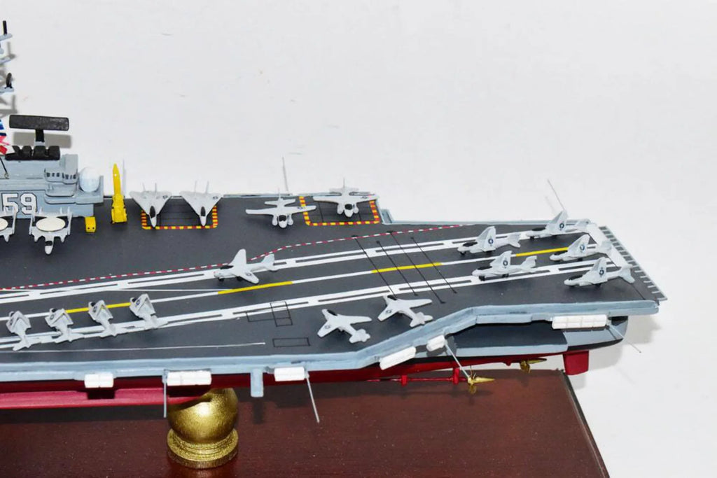 Model,Navy,Scale USS Aircraft CV-59 Class,Mahogany Model,Forrestal Carrier Forrestal