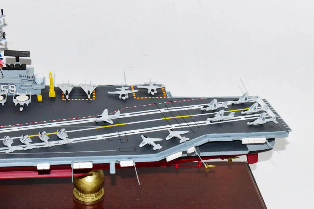 Model,Navy,Scale USS Aircraft CV-59 Class,Mahogany Model,Forrestal Carrier Forrestal