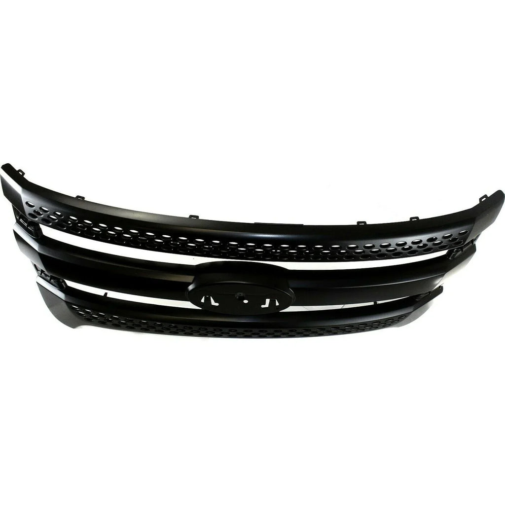 Black For 2013-2015 Police Interceptor Grille Explorer Utility Ford 2011-2015