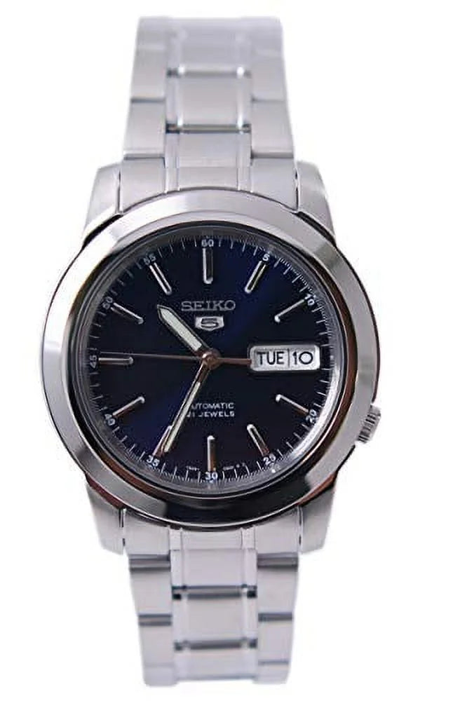Stainless-Steel Men's SNKE51K1S Blue Dial Watch Analog with Seiko