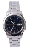 Stainless-Steel Men's SNKE51K1S Blue Dial Watch Analog with Seiko