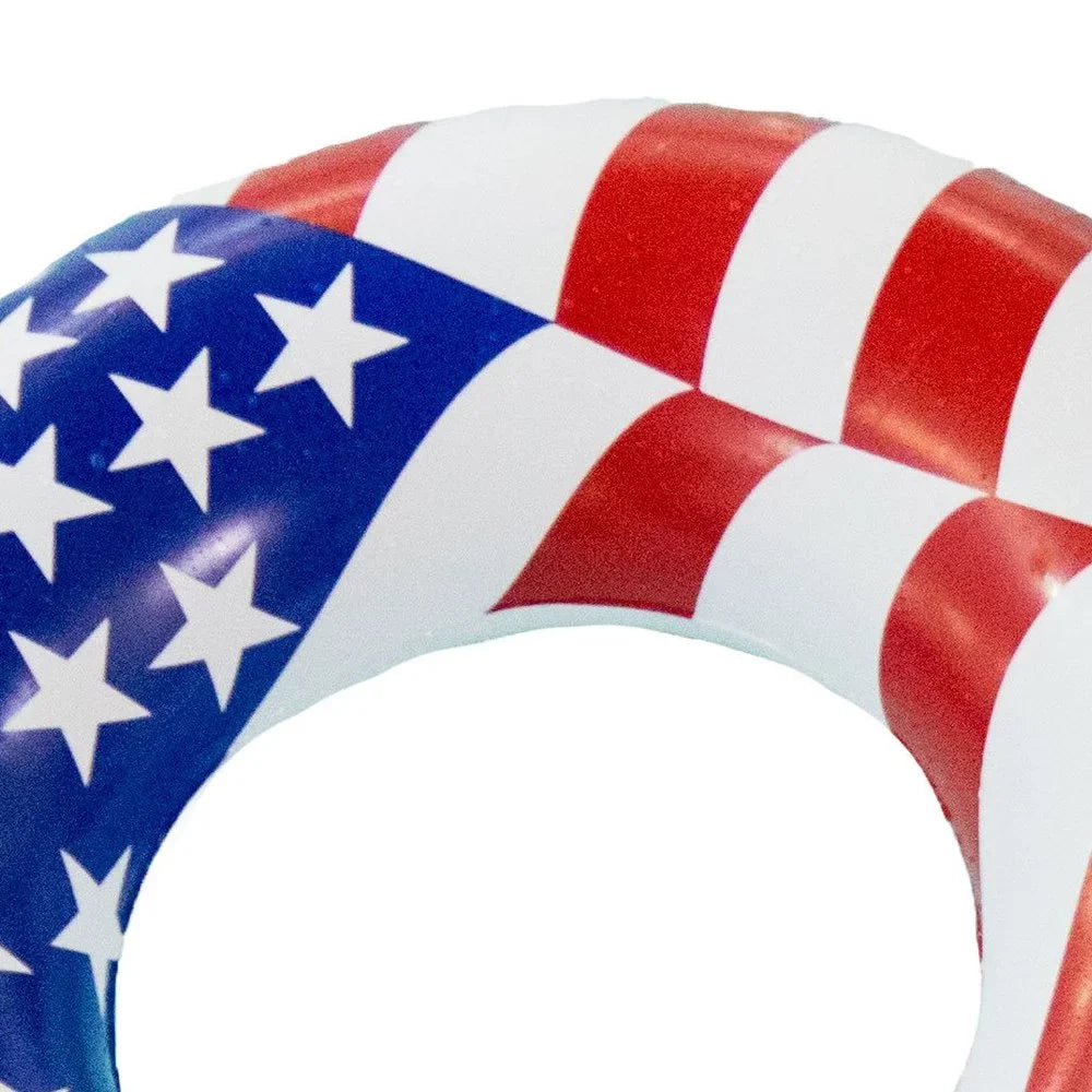 (12 36 Pack) Float Tube Inflatable Swimming Flag Inch American Swimline Pool