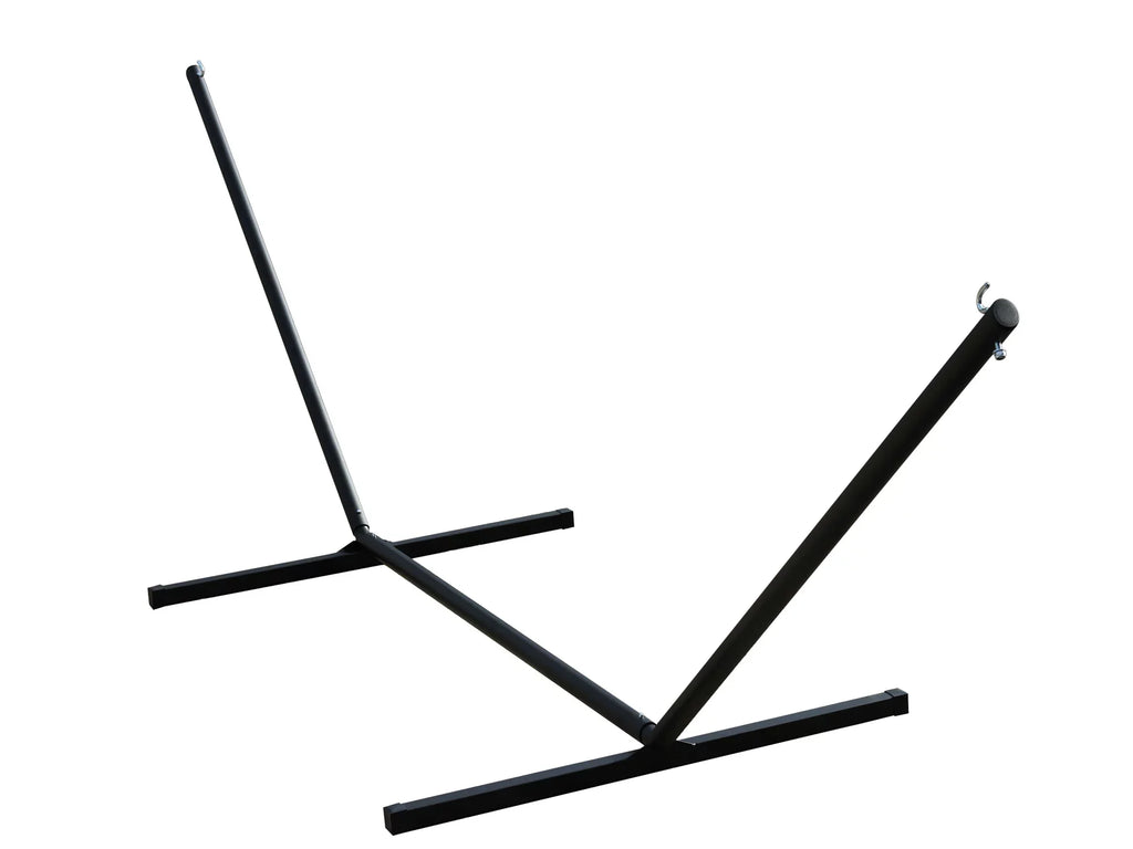 The Stand Hamptons Hammock Steel Hardware 180” Collection With 3-Beam Black