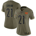 Washington Jersey Women's Sean Taylor Salute Limited Nike Commanders Player 2022 Olive To Service Retired