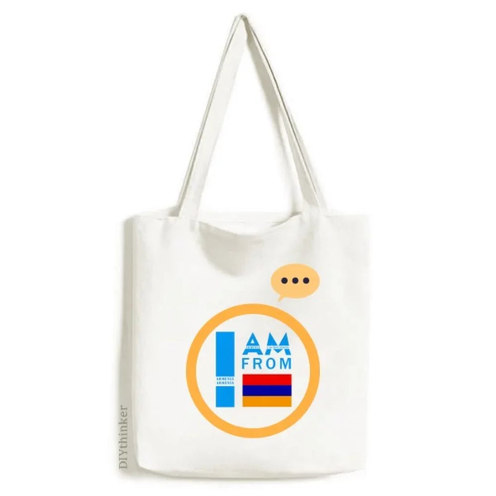 I Bag Fashion Art Expression From Tote Armenia Canvas Sack Am Deco Shoulder