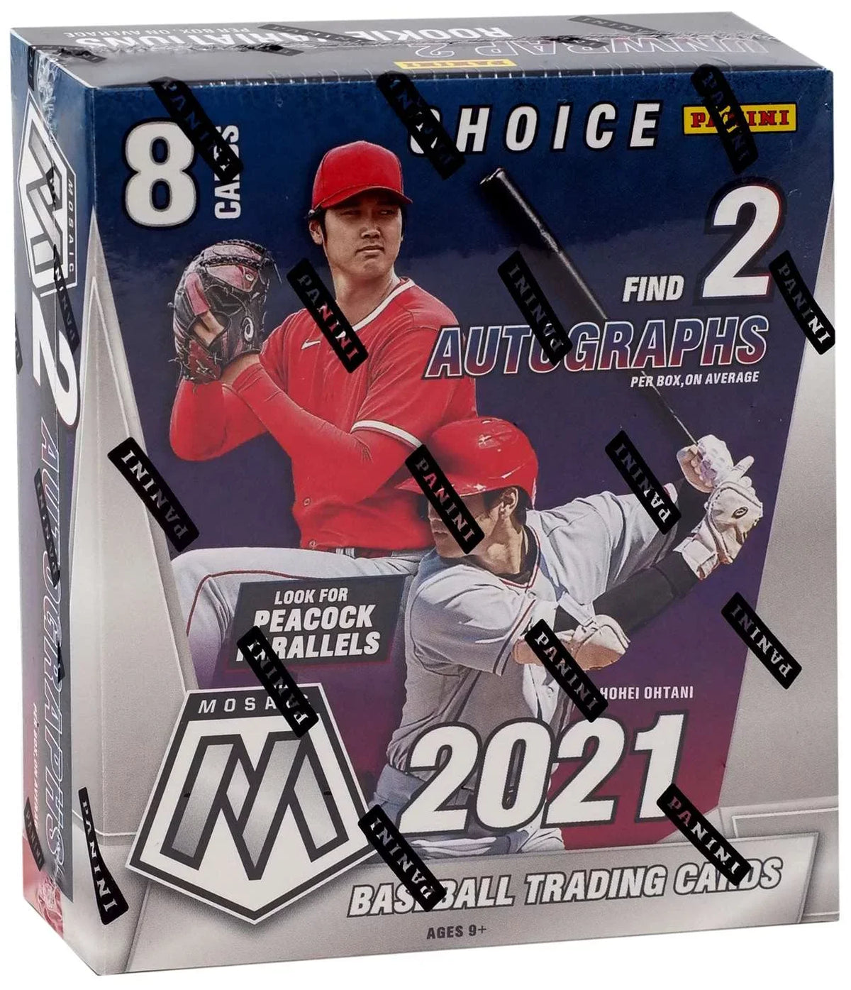 Card MLB Box Choice HOBBY Cards) Trading Baseball Panini (8 2021 Mosaic
