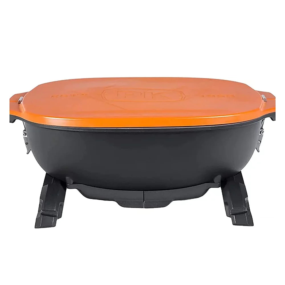 PKGO 17 Hibachi in. Grills PK Orange Charcoal Grill