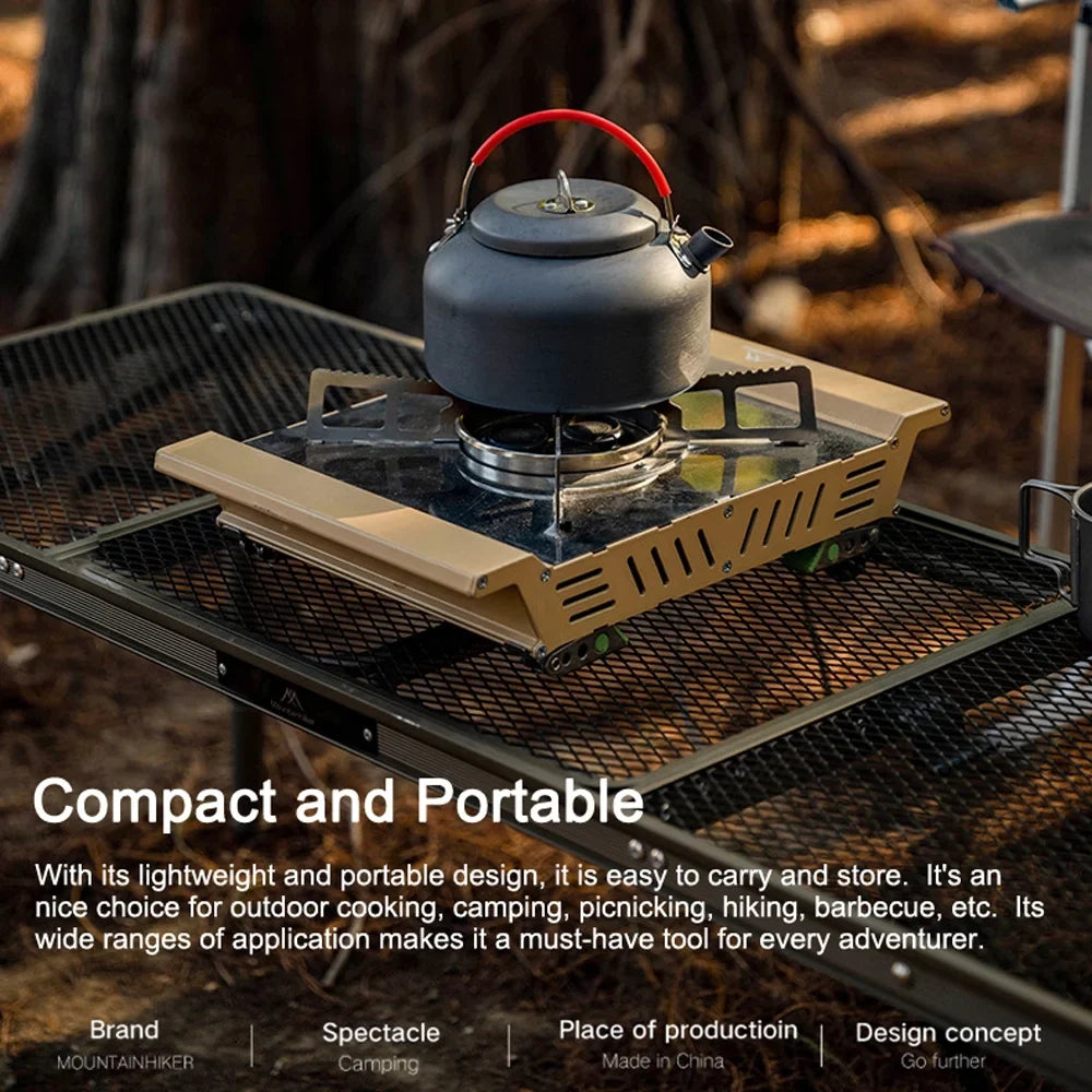Storage Cooking, Portable Outdoor and Hiking Camping Walmeck for Stove 3-Core and with High Connecting Adjustable - Furnace, Hose Designed Picnic Bag Gases Valve Camping,
