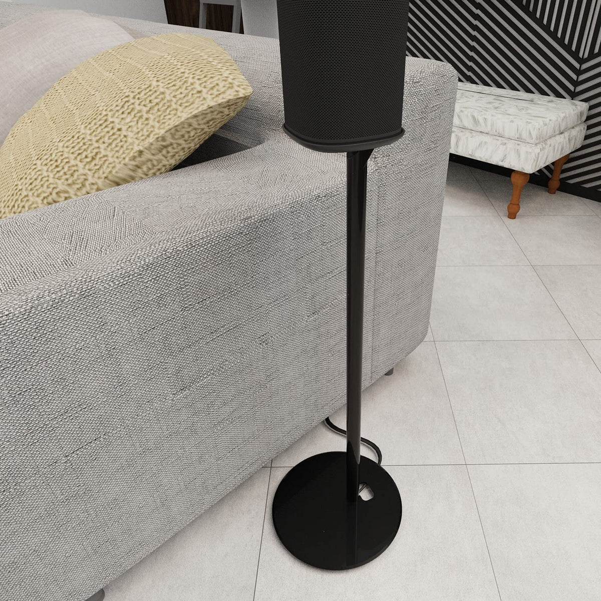Management - One In One for Sonos and Speaker and Stand Fixed Floor SL Sonos Eximus Play:1 Sonos Height Cable - Built