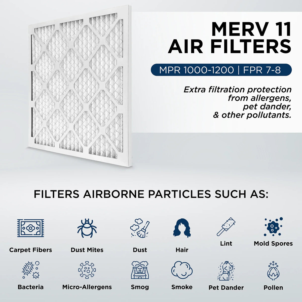 3/4 Quantity MERV Actual 11-1/2 11, 1000 x Pleated x AC MPR Air Furnace 12x12x1 Filters Pamlico. 11-1/2 1" 6. Size: by