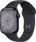 Restored Midnight Watch - (Refurbished) MNPC3LL/A Gen Midnight Apple 8 Band Sport 8 Series 41mm Aluminum