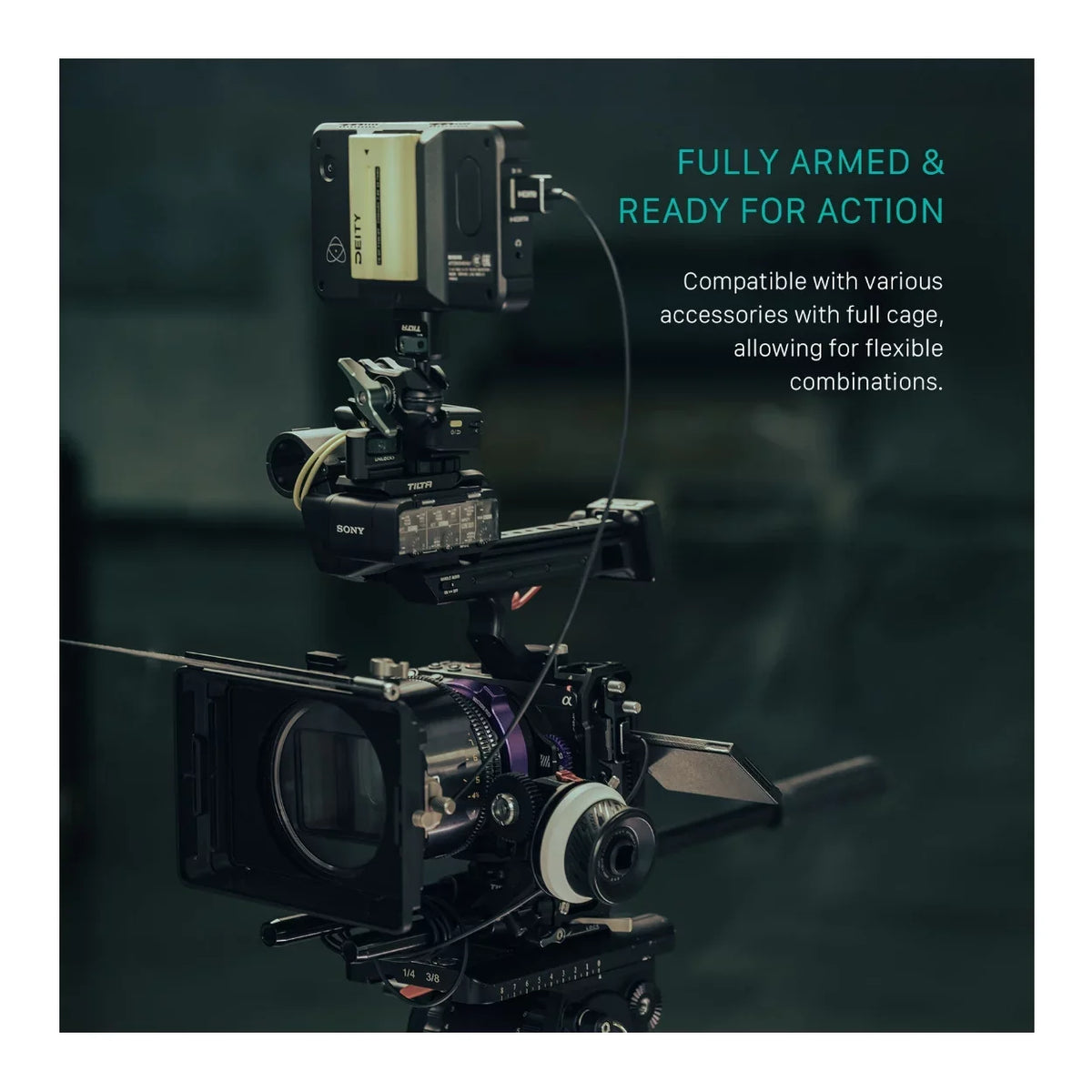 Tilta FX3 Full FX30 V2 Kit Sony and Camera Cage for Gray) (Titanium
