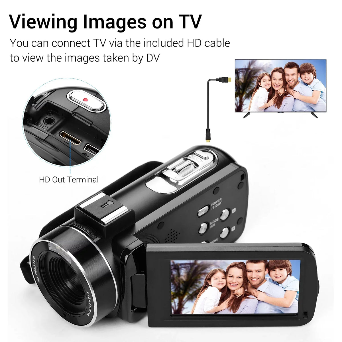 IPS 18X Video Video Wide Burst Lens 0.45X Camera,Handheld QISUO DV Burst Inch inch Camera Mount Monitor Function Andoer Lens 3.0 Mount inch ro Sh DV Inch 3.0 Professional 3.0 Mount 3.0 IPS IPS ERYUE