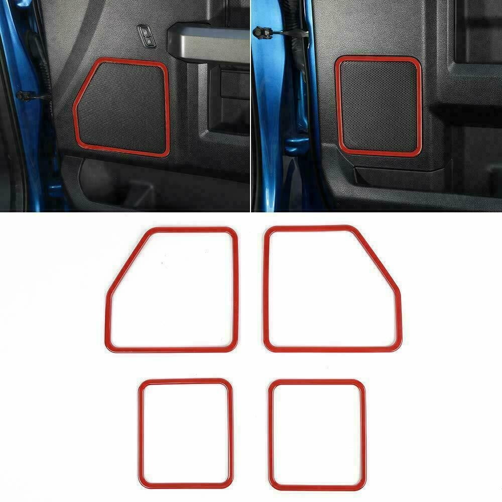 Kit Console F150 Center Cover Set 28pcs Teledu Red Interior Full Trim