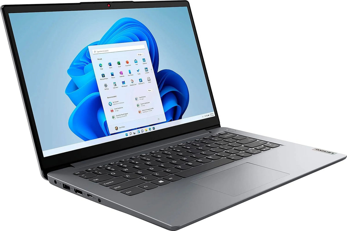 Windows RAM, 128GB 365, SD S Bluetooth 14" eMMC IdeaPad Processor, 1-Year WiFi DDR4 N5030 1i Cloud + 11 Pentium 5.1, 64GB Intel 6, 4GB Grey, Laptop Office Card, Computer, Silver Lenovo