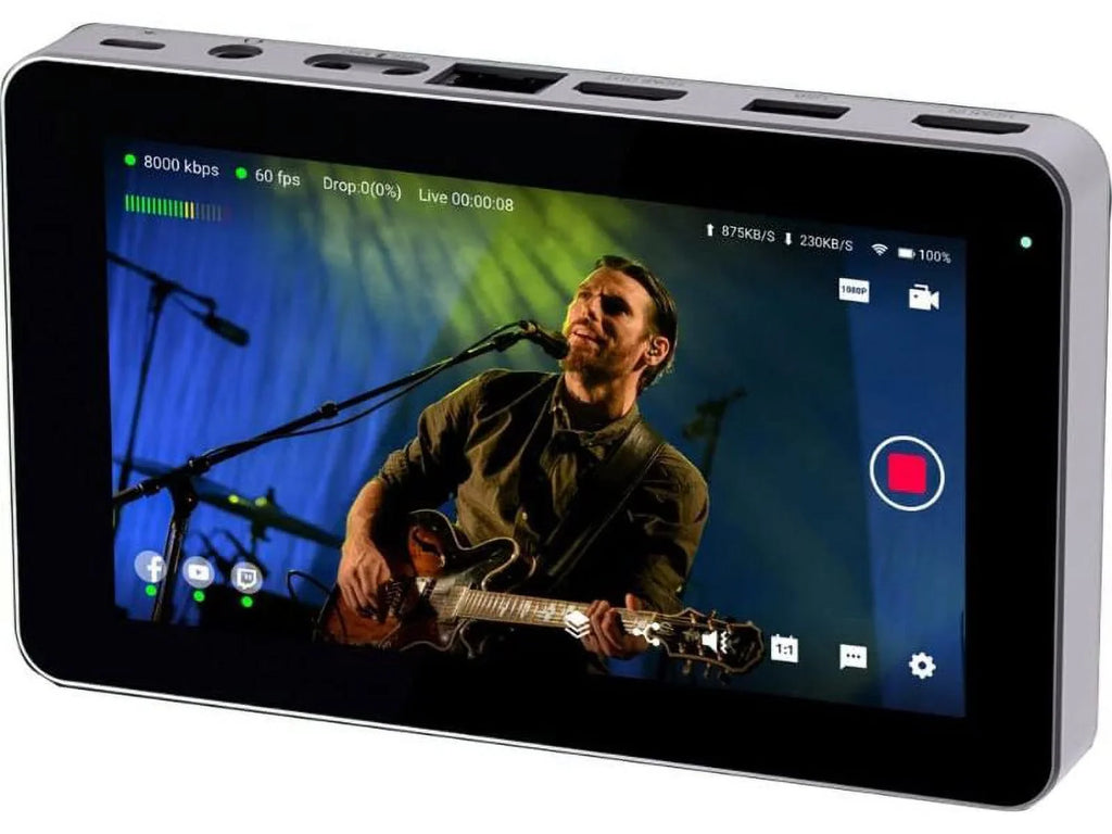 Pearstone Streaming and Memory YoloBox Extreme 128GB Ultra-Portable Live 6' PRO YOLOLIV Smart Cable Card YOLOBOXMINI HDMI All-in-One Mini Bundle Encoder/Monitor with