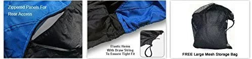 Ski More! Wave - Runner Protects All from and Bag Color - Weatherproof Rain, 2002-2004 Blue/Black Trailer Yamaha Sun, Includes - XLT Covers and for Trailerable Straps 800 Storage - Jet Weather