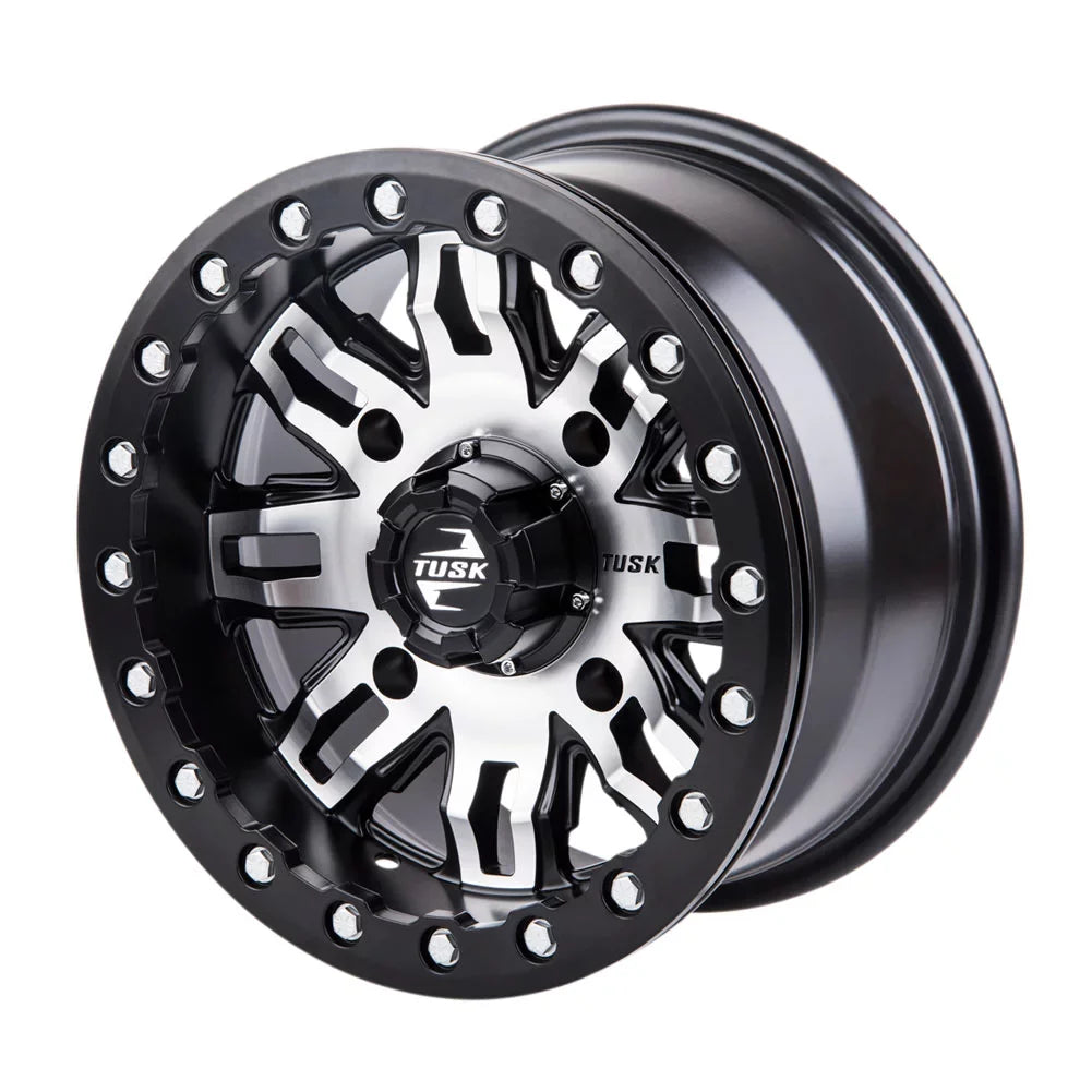 Teton Wolverine 2 3.0 2022 4.0 RMAX Sport 4/156 Beadlock YAMAHA Wheel 1000 14x7 For Tusk + Machined/Black