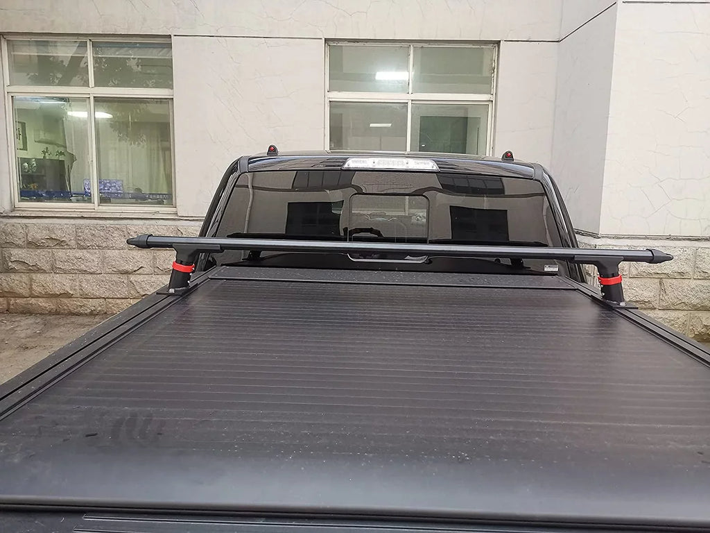 Rail Universal Truck ROSY Aluminum Rack T-Slot Cover Tonneau for Extendable with Rack Pick-Up PIXEL Bed