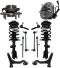 Axle Tierods, w/Ball Replacement 12pc Lower End Chrysler Detroit 2004 Joints, Control for Pacifica Links, Front Replacement 2006 Hubs Bearing Inner Arm Outer Wheel Sway Bar Struts, 2005 -