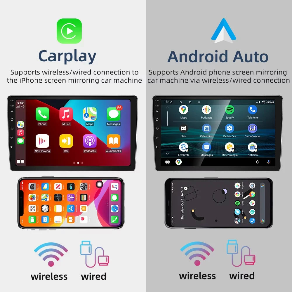 Radio Android JMANCE Car Compatible 3 & Mazda inch 9 with 2010-2013 Apple backup Car with Receiver, Stereo CarPlay Auto camera