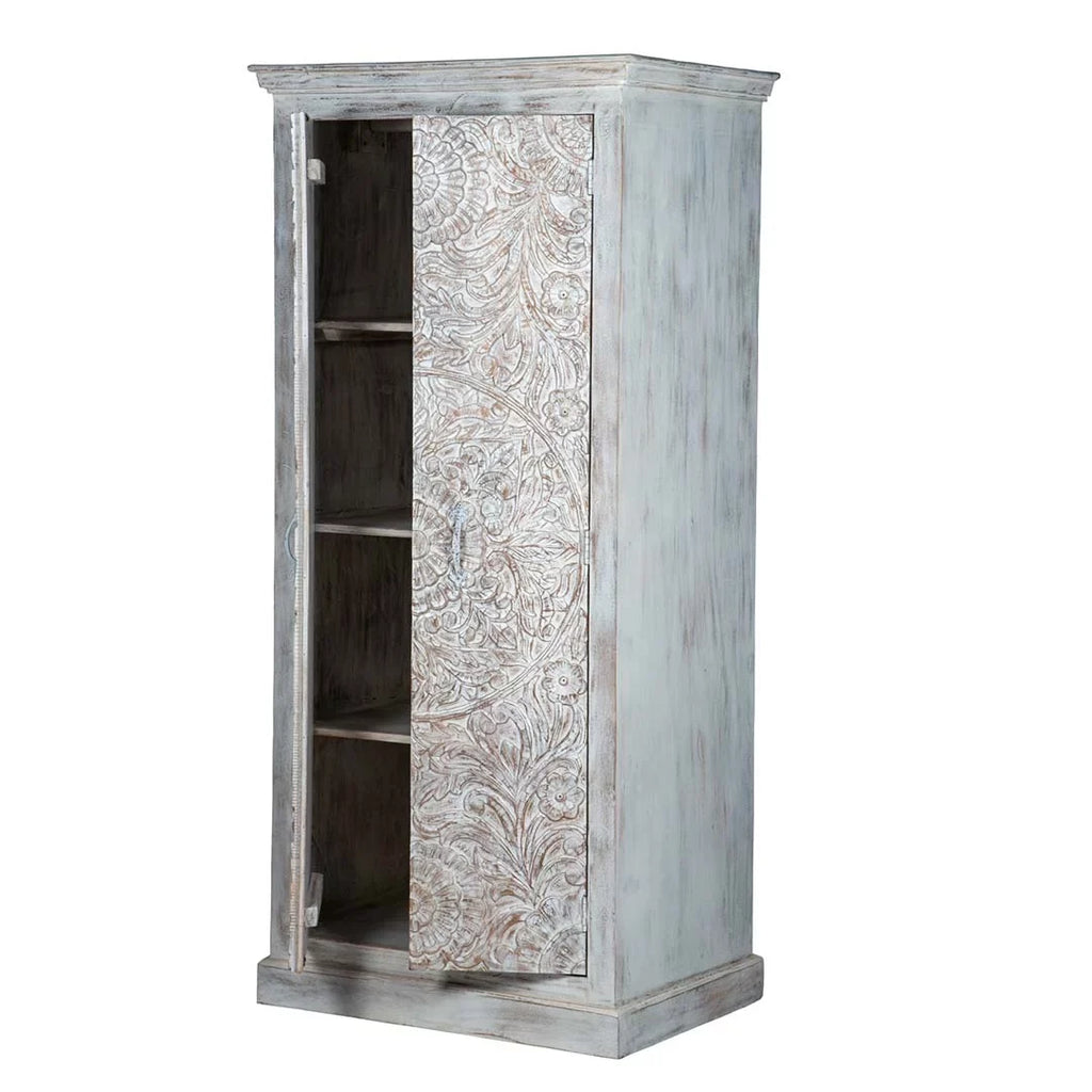 Carved White Wardrobe Maadze Shabby Chic
