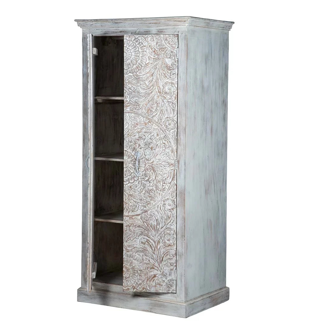 Carved White Wardrobe Maadze Shabby Chic