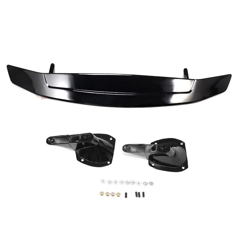 Spoiler Brake Honda Trunk Glossy Light For Civic 2016-2021 Sedan Wing Lip Black