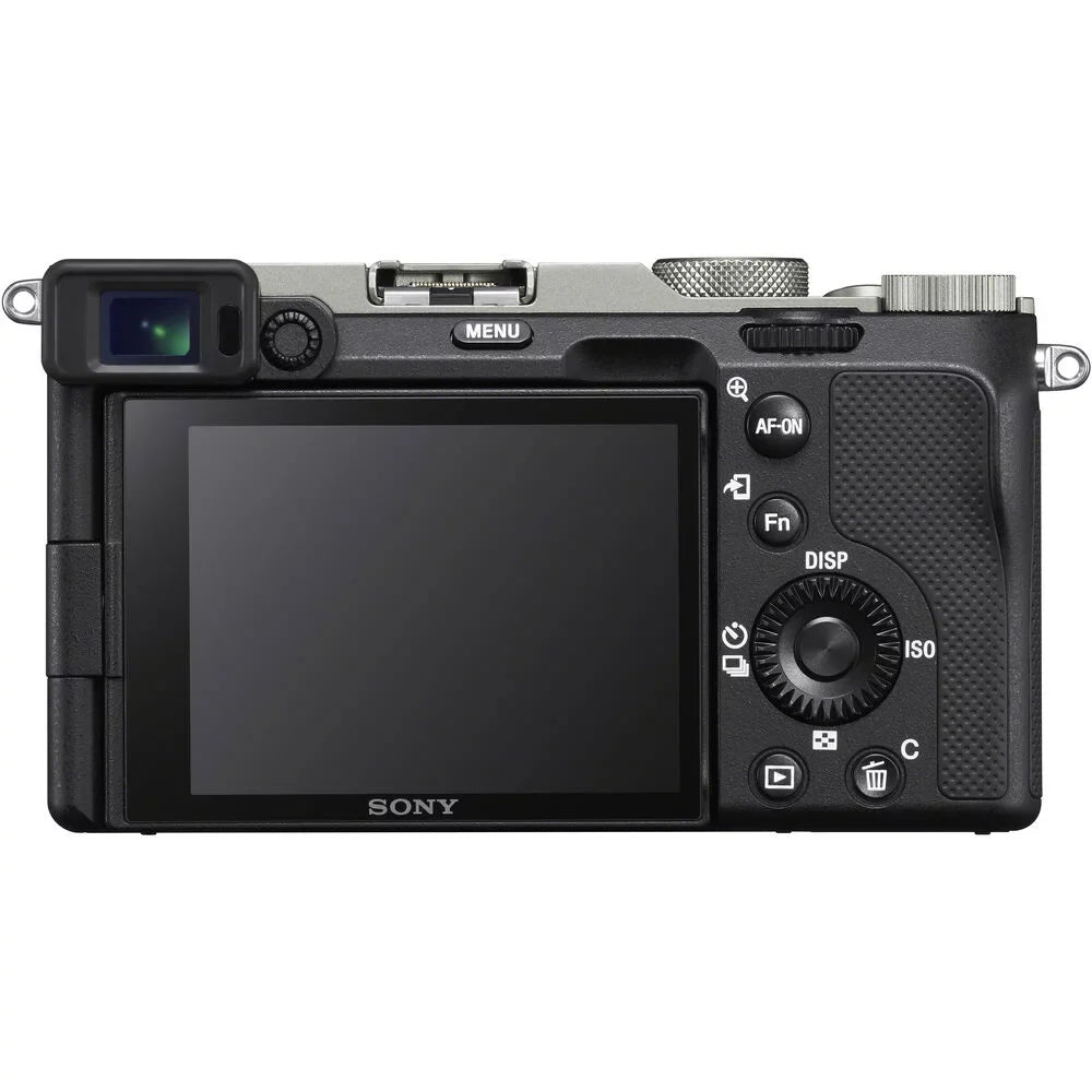 28-60mm KIT Lens Camera (Silver) Mirrorless Sony Lens+24mm a7C -LOADED G with f/2.8