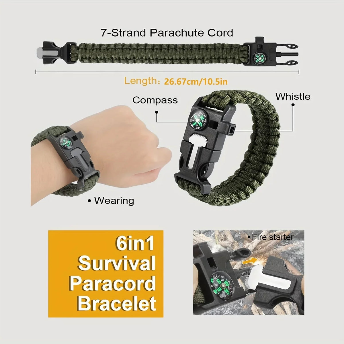 Kits, Camping, Fishing 1 For Father's Dad Husband Survival Gift, Hunting Men For Birthday Emergency Outdoor Equipment Gift 20 Survival In